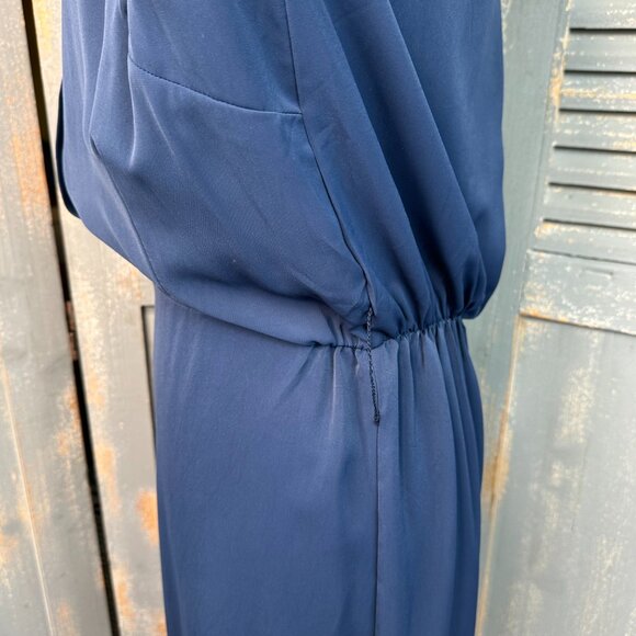 Gretchen Scott The Sophisticate Dress Silky Heaven Navy Sz 10 NWT - Picture 10 of 16